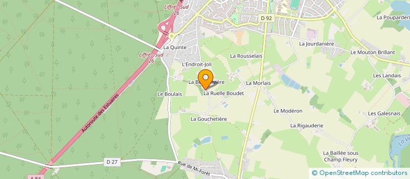 localisation de l'entreprise MLD à LIFFRE