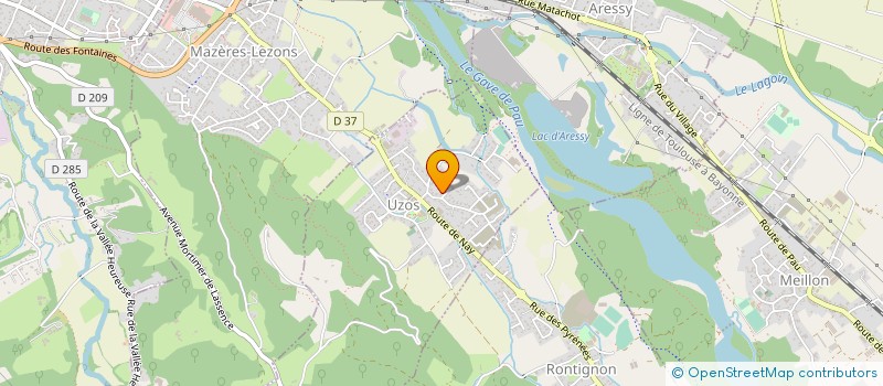 localisation de l'entreprise MLD  UZOS