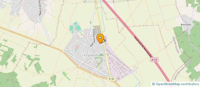 localisation de l'entreprise MLD  ECQUEVILLY