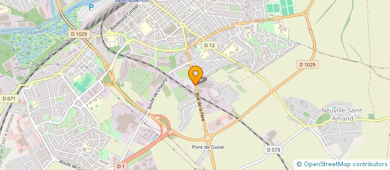 localisation de l'entreprise MLD à SAINT-QUENTIN