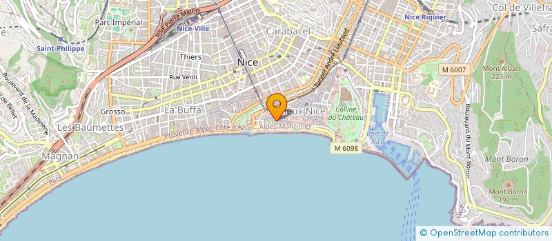 localisation de l'entreprise MLD  NICE