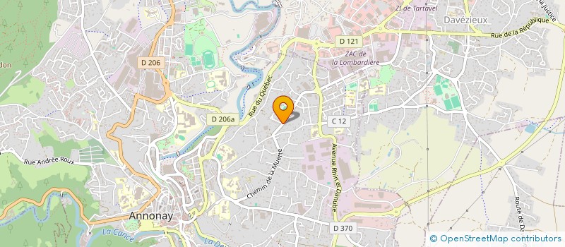 localisation de l'entreprise MLD ANNONAY  ANNONAY