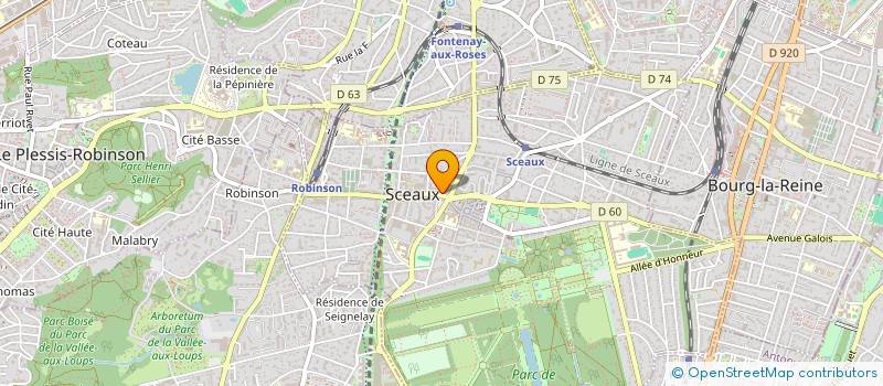localisation de l'entreprise MLD BAT à SCEAUX