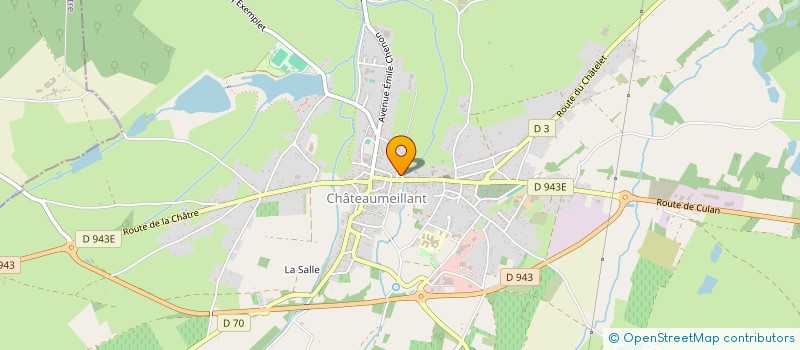 localisation de l'entreprise MLD BOUCHERAT  CHATEAUMEILLANT