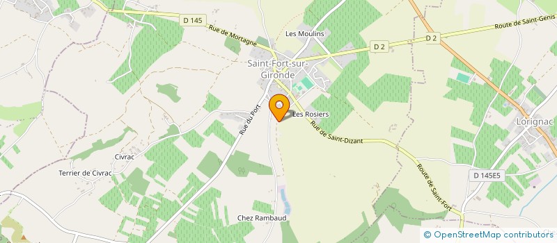 localisation de l'entreprise MLD BTP à CLION