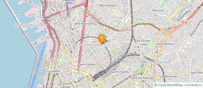 localisation de l'entreprise MLD DISTRIBUTION à MARSEILLE