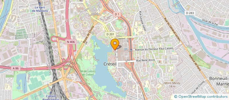 localisation de l'entreprise MLD.EL à CRETEIL