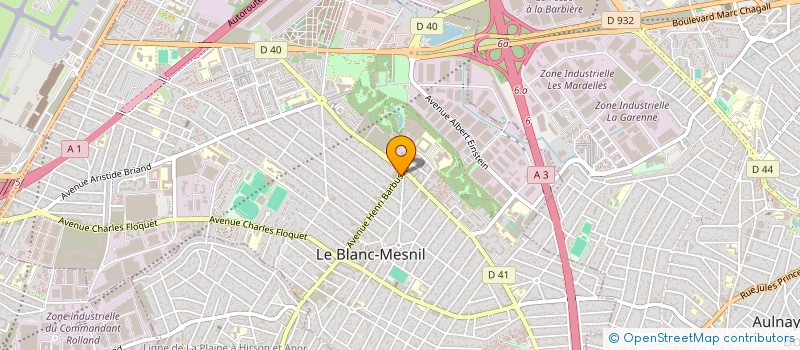localisation de l'entreprise MLD IMMO à LE BLANC-MESNIL