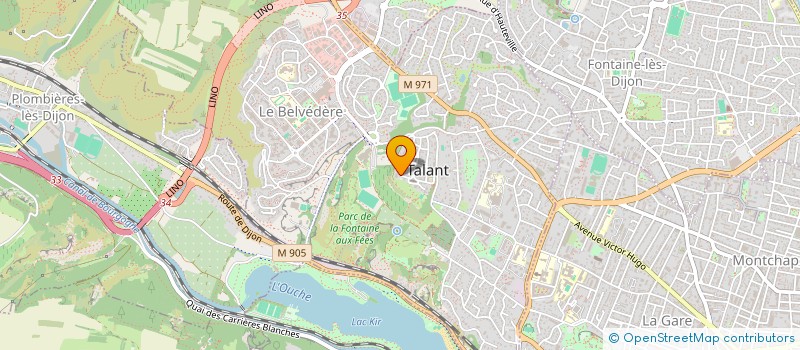 localisation de l'entreprise MLD LA BONBONNIERE  TALANT