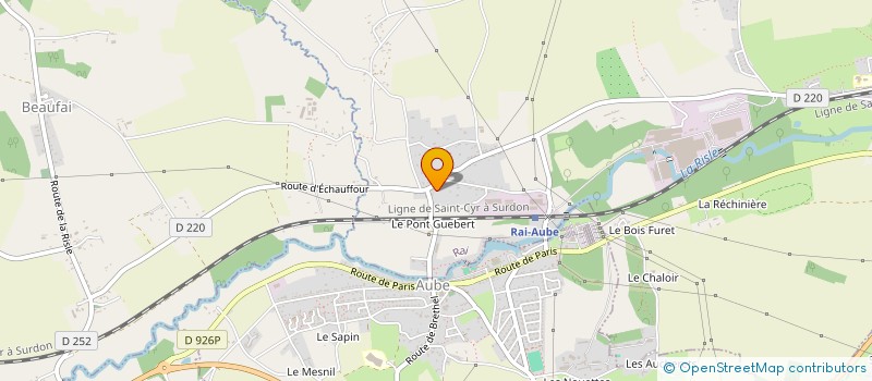 localisation de l'entreprise MLD MANGE LE DECOR à RAI