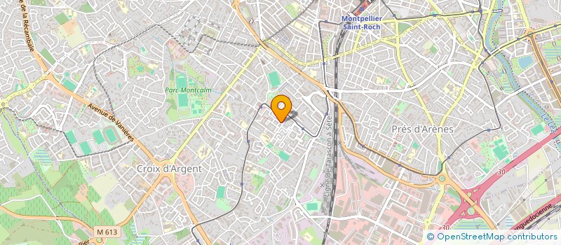 localisation de l'entreprise MLD-MEDITERRANEE à MONTPELLIER