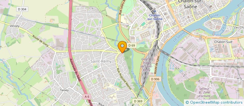 localisation de l'entreprise MLD OPTIQUE  CHESSY