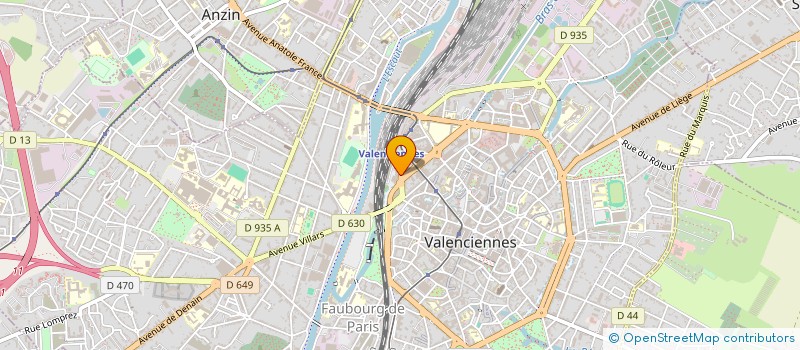 localisation de l'entreprise MLD'OR IMMO à VALENCIENNES