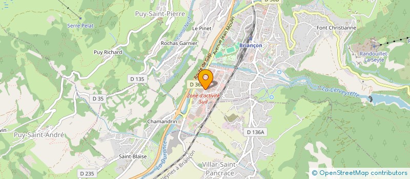 localisation de l'entreprise MLDA à BRIANCON