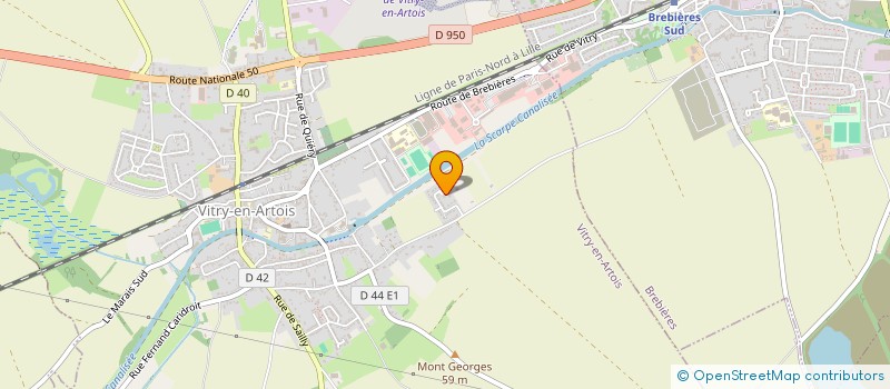 localisation de l'entreprise MLDL2 SARL  VITRY-EN-ARTOIS