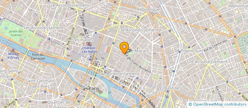 localisation de l'entreprise MLE COP YVETTE  MME GENIN ODILE  REP PA  PARIS