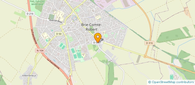 localisation de l'entreprise MLE HABITAT à BRIE-COMTE-ROBERT