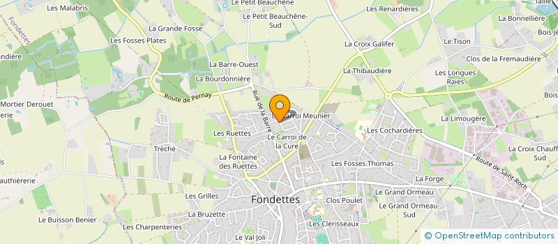 localisation de l'entreprise MLE INVEST à FONDETTES