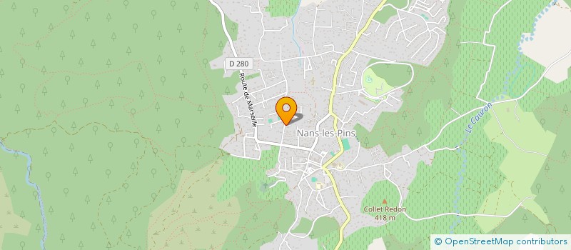 localisation de l'entreprise MLECOURTIER  NANS-LES-PINS