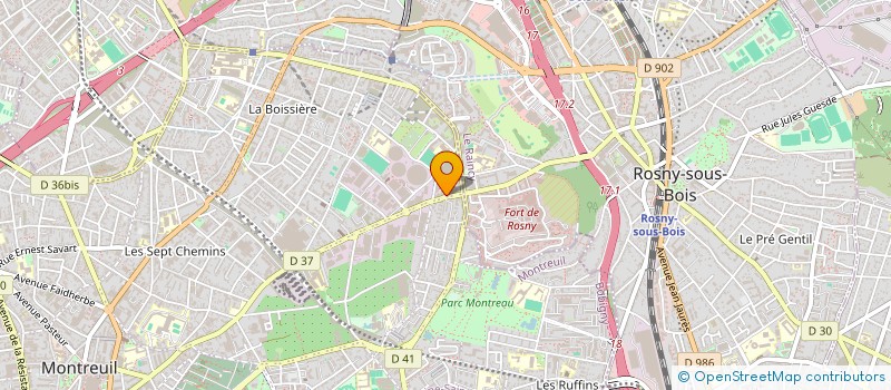 localisation de l'entreprise MLENDJE à MONTREUIL