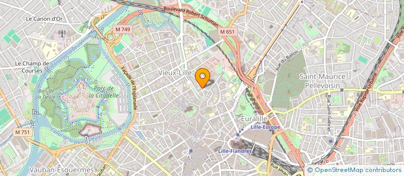 localisation de l'entreprise MLETD à LILLE