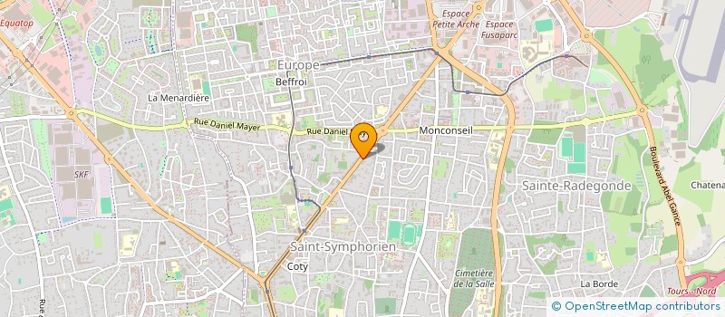 localisation de l'entreprise MLF AUTOMOBILES  SAINT-CYR-SUR-LOIRE