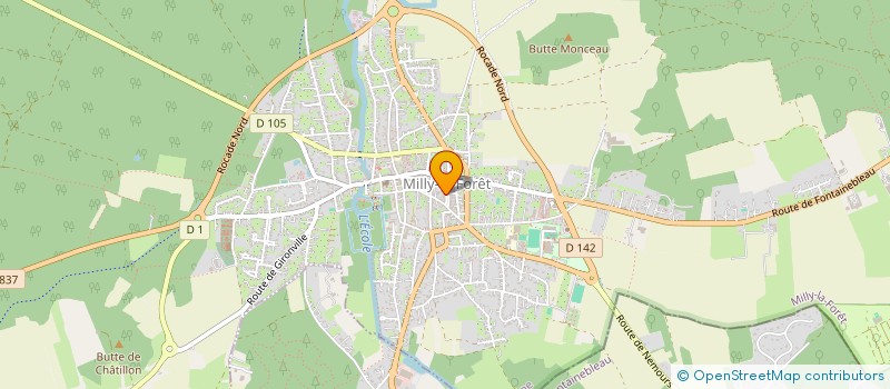 localisation de l'entreprise MLF CONCEPT IMMO à MILLY-LA-FORET