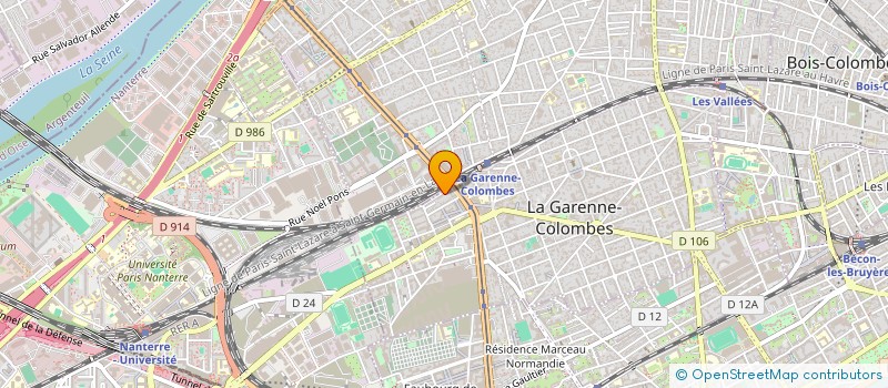 localisation de l'entreprise MLF EXPERTISE FRANCE  LA GARENNE-COLOMBES