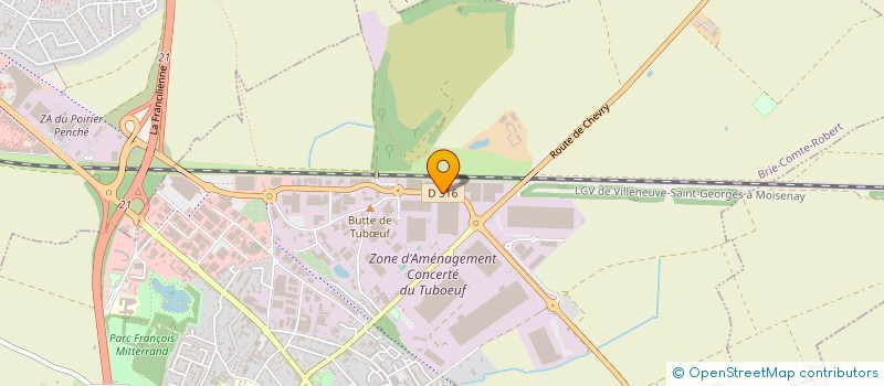 localisation de l'entreprise MLF IMMOBILIER  BRIE-COMTE-ROBERT