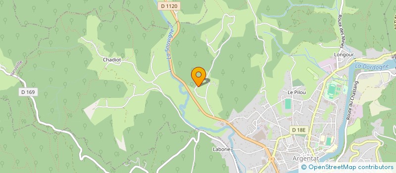 localisation de l'entreprise MLF LOCATION à ARGENTAT-SUR-DORDOGNE