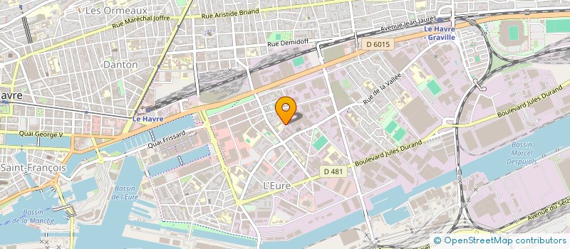 localisation de l'entreprise MLFG à LE HAVRE