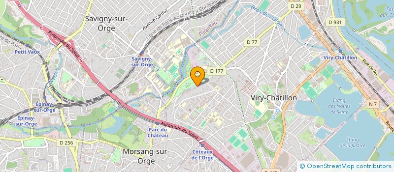 localisation de l'entreprise MLFM HOLDING à VIRY-CHATILLON