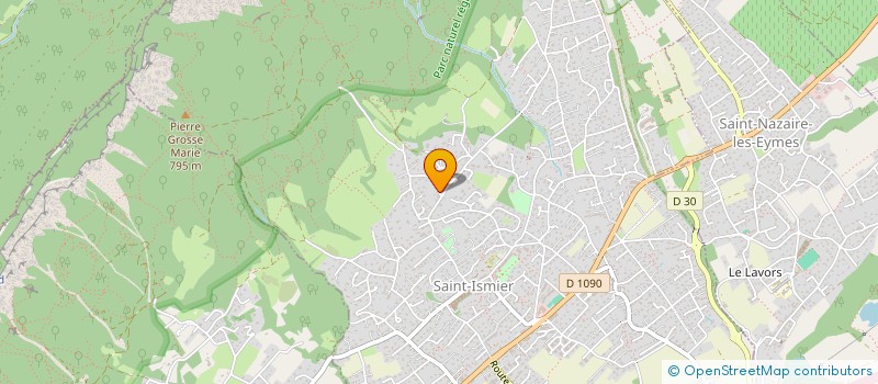 localisation de l'entreprise MLFP INVEST à SAINT-ISMIER