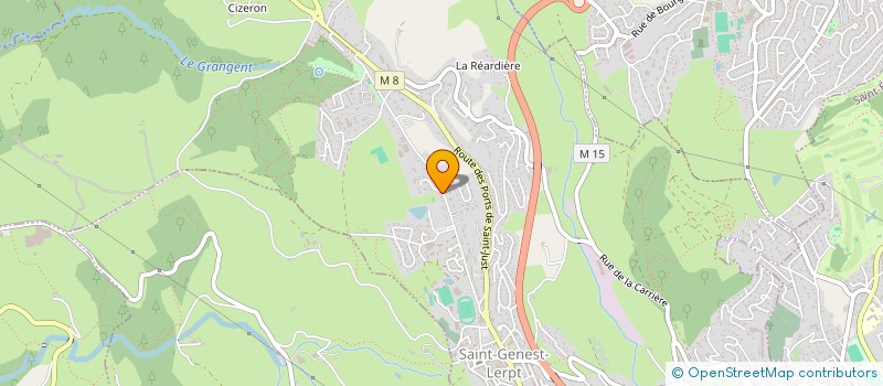 localisation de l'entreprise MLFS  SAINT-JUST-SAINT-RAMBERT