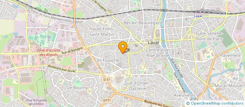 localisation de l'entreprise MLG à LAVAL