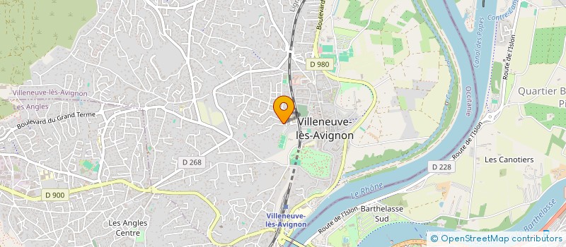 localisation de l'entreprise MLG  VILLENEUVE-LES-AVIGNON