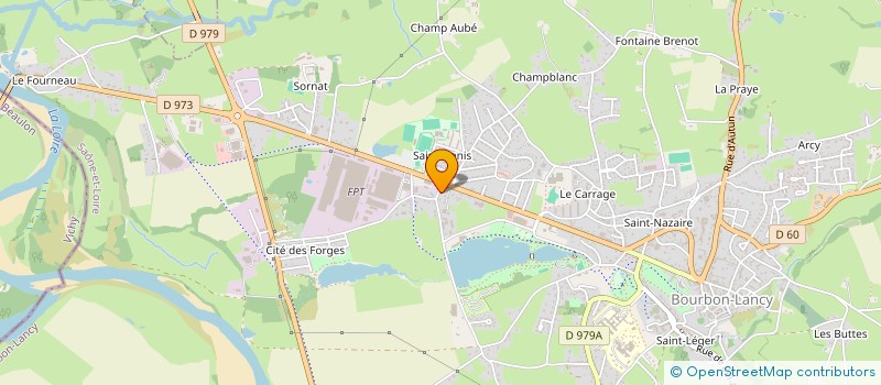 localisation de l'entreprise MLG à BOURBON-LANCY