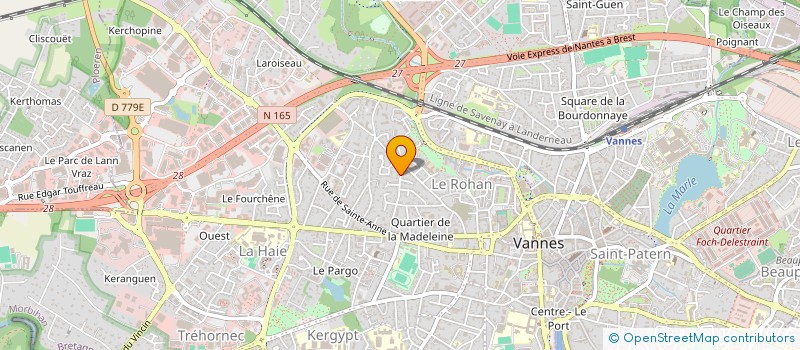 localisation de l'entreprise MLG à VANNES