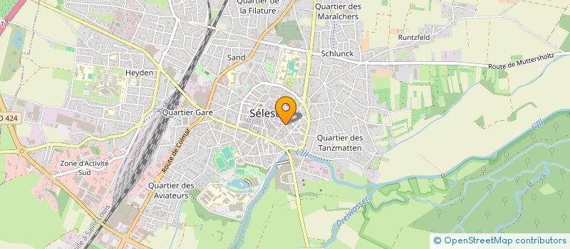 localisation de l'entreprise MLG  SELESTAT