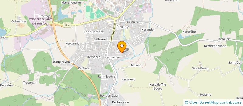 localisation de l'entreprise MLG  PLOUAY