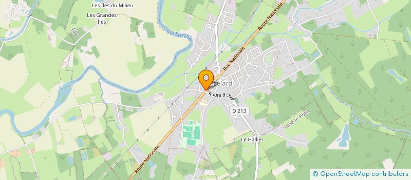 localisation de l'entreprise MLG  GUECELARD