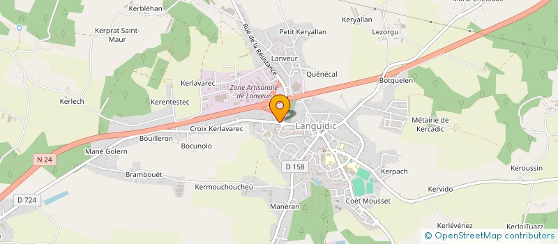 localisation de l'entreprise MLG AUTOMOBILES LANGUIDIC  LANGUIDIC