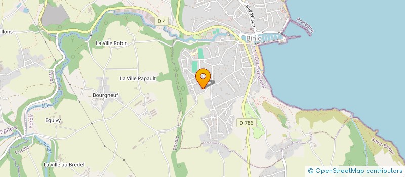 localisation de l'entreprise MLG CONCEPT  BINIC-ETABLES-SUR-MER