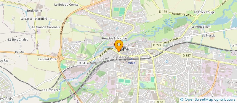 localisation de l'entreprise MLG DA.VIKEN  VITRE