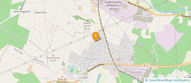 localisation de l'entreprise MLG DIAGNOSTIC IMMOBILIER  MONTADY