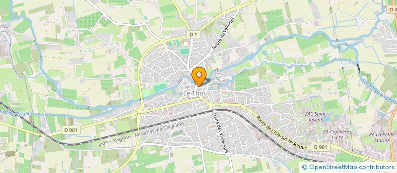 localisation de l'entreprise MLG HOLDING  LE THOR