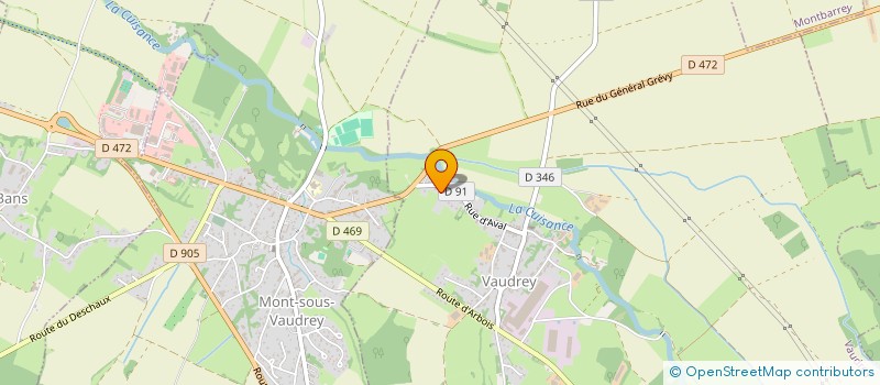 localisation de l'entreprise MLG IMMO  VAUDREY