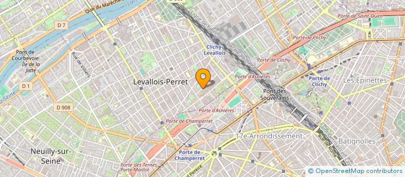 localisation de l'entreprise MLG ORAIMA à LEVALLOIS-PERRET