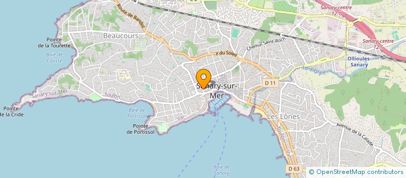 localisation de l'entreprise MLG R2 1959 à SANARY-SUR-MER