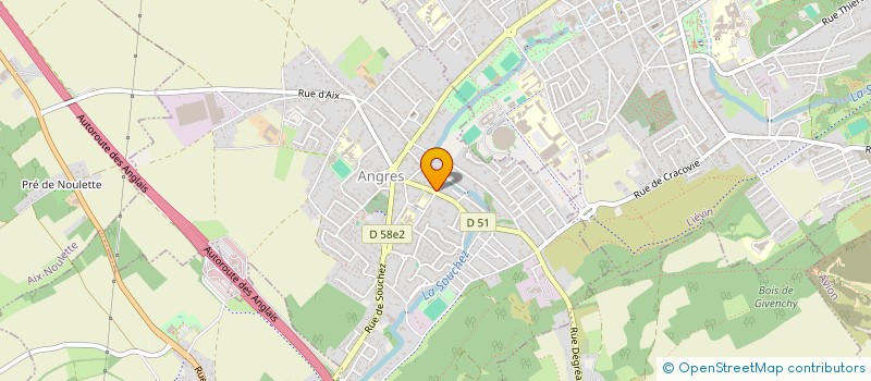 localisation de l'entreprise MLG RENOV BAT à ANGRES